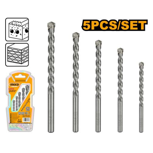 BROCAS SET 5PCS DE ALBAÑILERIA