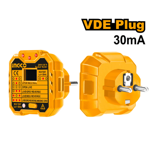 DETECTOR DE VOLTAJE ENCHUFE 300V CAT II >30mA