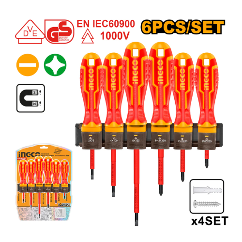 DESTORNILLADOR C/AISLAMIENTO SET/6PCS