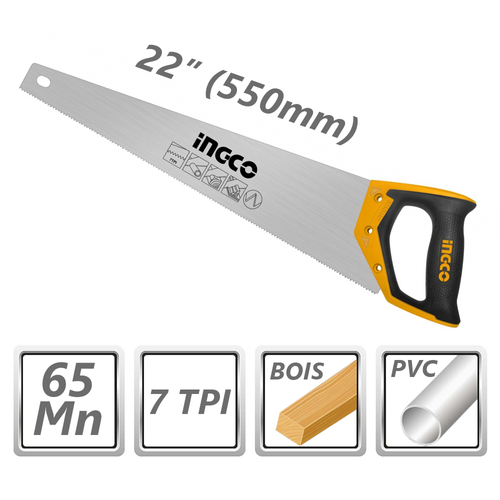 SERRUCHO 550mm 7TPI C/ MANGO ERGONÓMICO