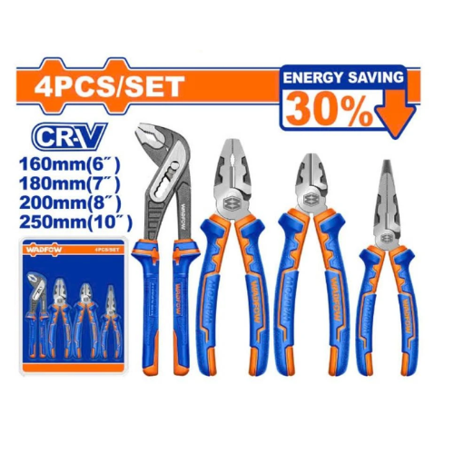 KIT DE ALICATES 4PCS WADFOW