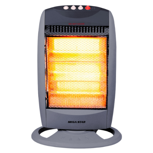 ESTUFA CUARZO GIRATORIA 220V 1200W 3 RESISTENCIAS