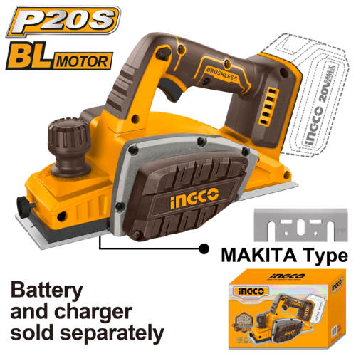 CEPILLO GARLOPA CARPINTERO A BATERIA P20S 20V 14000RPM