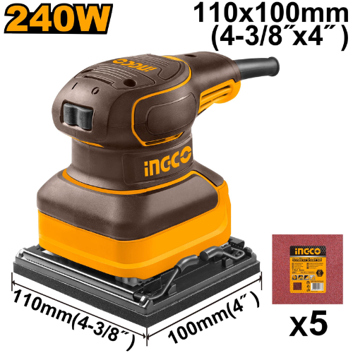 LIJADORA ORBITAL 240W 14000RPM 220-240V~50/60HZ