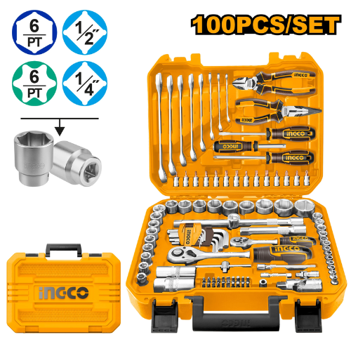 MALETA DE HERRAMIENTAS DE 100 PCS