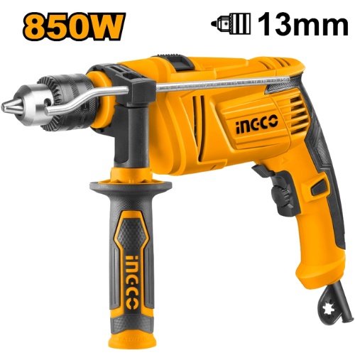 TALADRO 13MM INGCO ID8508 PERCUTOR 850W VEL/VAR 2400RPM REVERSA