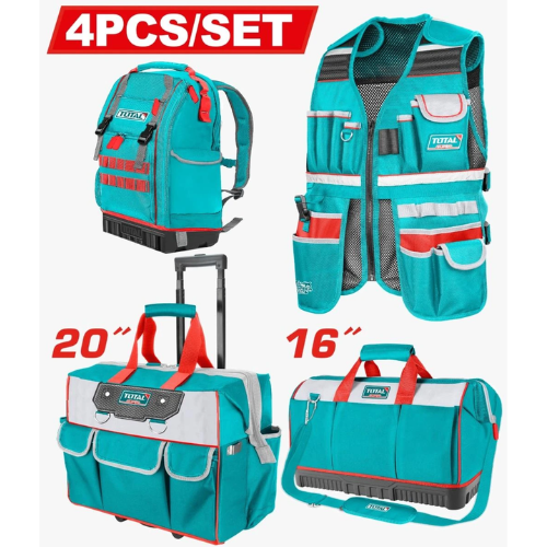 SET 4 PCS BOLSOS HERRAMIENTAS TOTAL