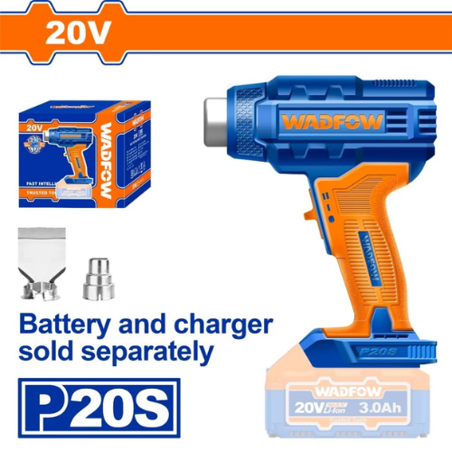 PISTOLA DE CALOR INALÁMBRICA WADFOW 20V P20S SIN BATERÍA