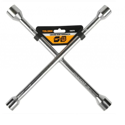 LLAVE CRUZ PARA RUEDAS 14" TOLSEN 4 MEDIDAS