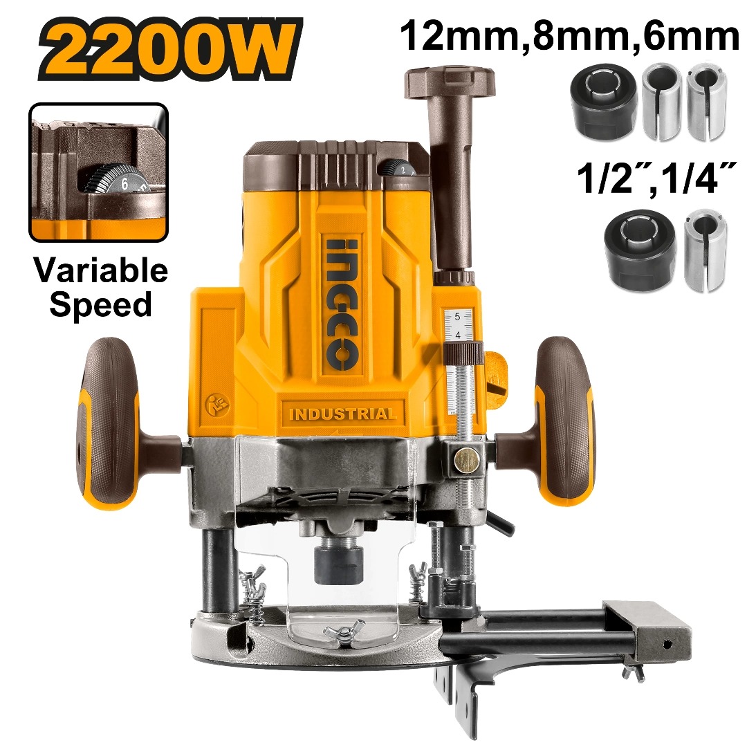 Fresadora 2200W 9000-23000rpm 220V/50HZ C/ ACCESORIOS