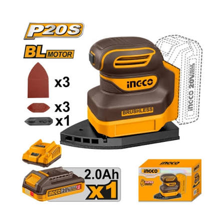 LIJADORA ORBITAL P20S 20V BRUSHLESS