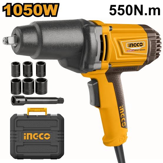 Llave de impacto set/7pzs 1050W 2300rpm 110V/60Hz.