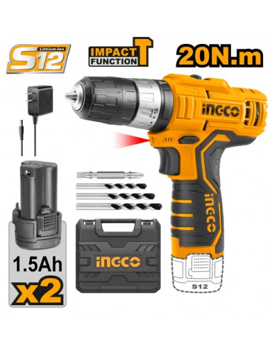 TALADRO INALÁMBRICO LITHIUM-ION 12V 110~220V/50~60HZ