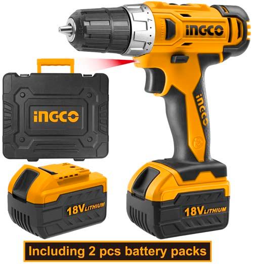 TALADRO INALÁMBRICO 18V - 30NM DOS VELOCIDADES: 0-400 / 0-1350RPM