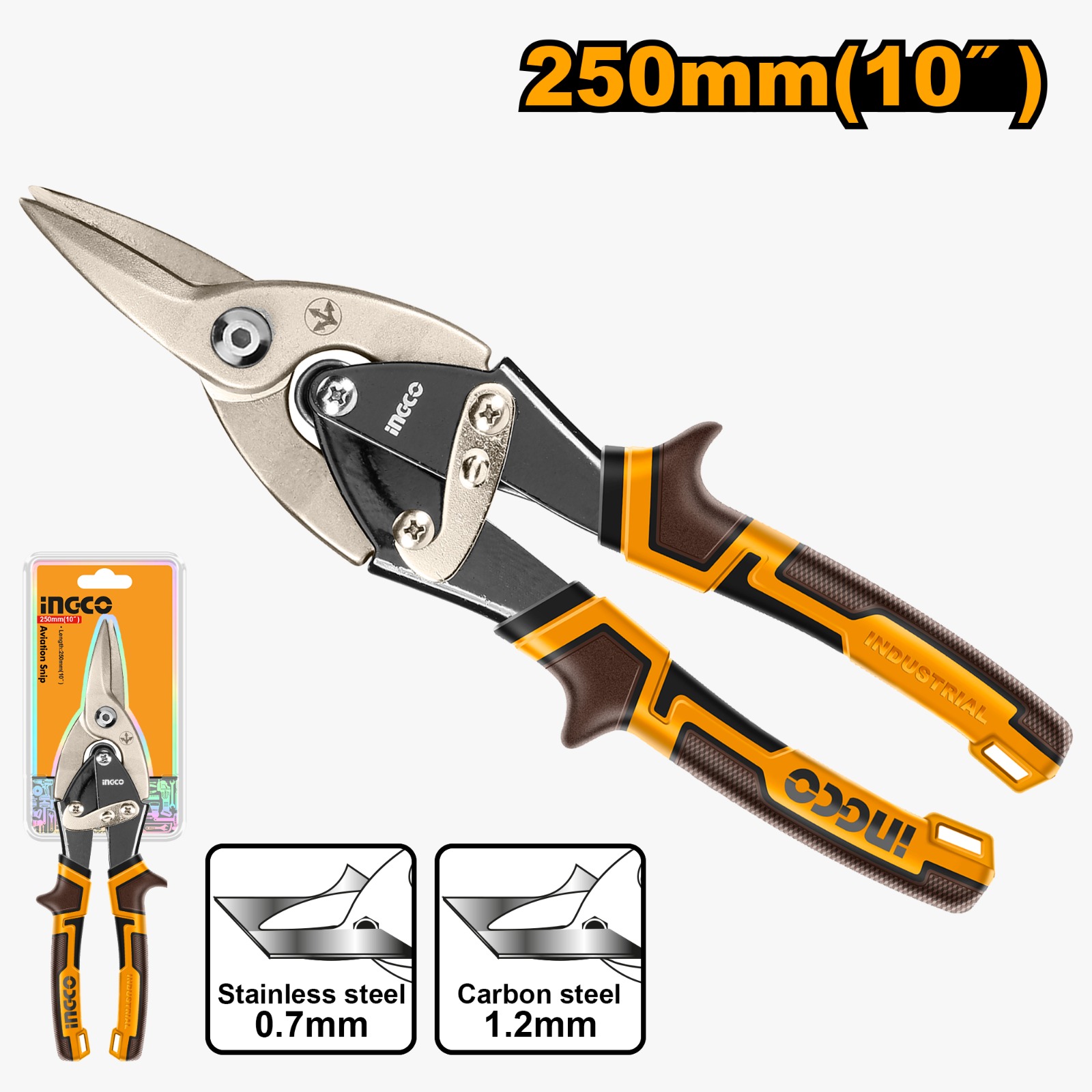 TIJERA AVIACION CORTE RECTO 10″