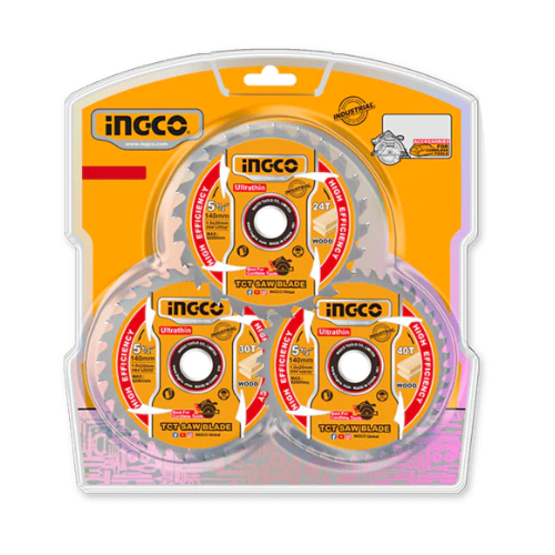 Foto adicional de DISCOS DE CORTE INGCO 140mm 5-1/2" - SET 3PCS ULTRATIN 1.0mm